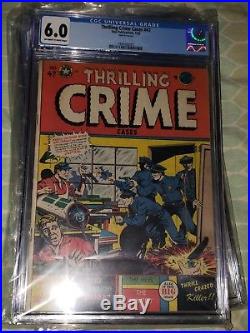Thrilling Crime Cases #47, CGC Graded 6.5, LB Cole Cover, Golden Age