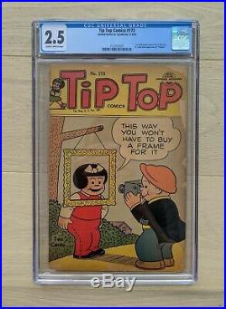Tip Top Comics #173 CGC 2.5 1952 1st Peanuts Charlie Brown United Golden Age Key