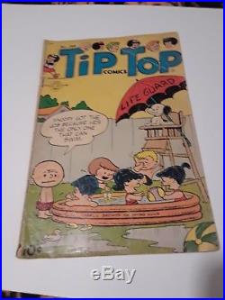 Tip Top Comics #188 1954 Rare Charlie Brown Snoopy Cover Golden Age Comic