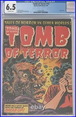 Tomb of Terror #15 Harvey Publications, 5/54 CGC 6.5 Classic Cover Golden Age