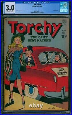 Torchy #3 (1950)? CGC 3.0? Rare! Gill Fox Golden Age GGA Quality Comic
