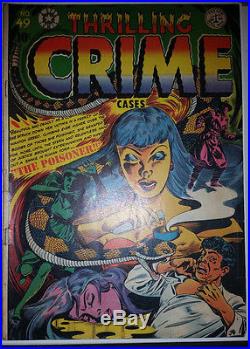 Trilling Crime Cases #49 Comic Classic Golden Age Pre Code Horror Poisoner