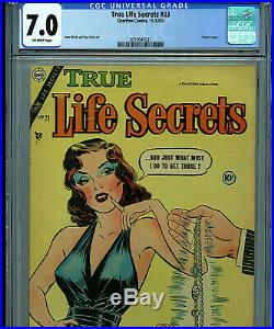 True Life Secrets # 23 CGC 7.0 Golden Age Charlton 1954 Amricons K27