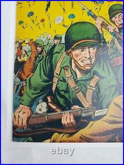 U. S. Paratroops #4 Avon Comics 1952 Golden Age Brutal War Cover