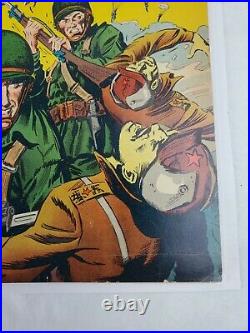 U. S. Paratroops #4 Avon Comics 1952 Golden Age Brutal War Cover