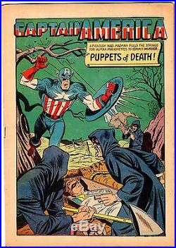 USA COMICS #9 1943 Timely Golden Age WW2 Nazi Hitler PROPAGANDA Captain America