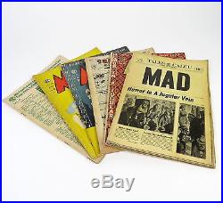 VINTAGE LOT 6 1954 / 1955 MAD COMICS No 16,17,18,19,21,22 GOLDEN AGE KURTZMAN