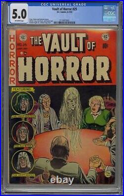 Vault Of Horror #25 Cgc 5.0 E. C. Comics Pre Code Golden Age Horror