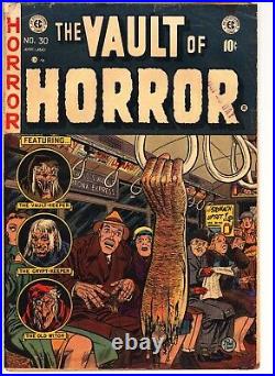 Vault Of Horror #30 VG+ EC (1953) -Golden Age Pre Code Horror -Restoration