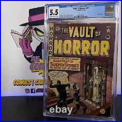 Vault of Horror #13 CGC 5.5 1950 E. C. Comics. Rare Golden Age Issue Crypt Keeper