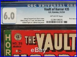 Vault of Horror #35 (1954) Golden Age EC Classic Craig Cover CGC 6.0 Y315