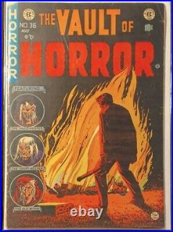 Vault of Horror #36 Nice Pre-Code Golden Age EC Horror Comic 1954 VG+
