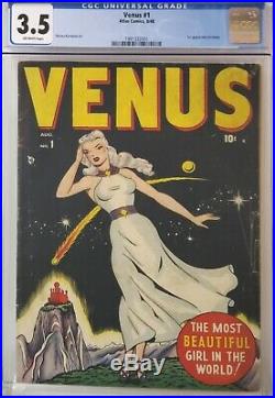 Venus #1 Cgc 3.5 Golden Age Rare