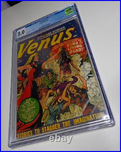 Venus #13, Golden Age Atlas/marvel Pre Code Horror, Good Girl Cover/art Cgc 2.0