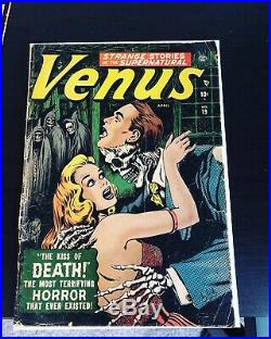Venus 19 Atlas Precode Horror Golden Age Comic Tough Scarce Book