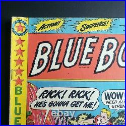Vintage BLUE BOLT #102 COMIC BOOK 1949 L. B. COLE COVER Rare Golden Age