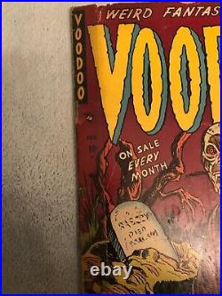 Voodoo #6 Rare Golden Age Comic Tape On Cover And Spine See Pics Complete