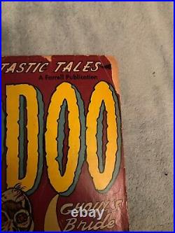 Voodoo #6 Rare Golden Age Comic Tape On Cover And Spine See Pics Complete