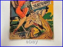 WINGS COMICS # 98 Comic GGA 1948 FICTION HOUSE GOLDEN AGE ALLIGATOR ATTACK