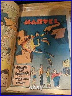 WOW Comics 19 Early Mary Marvel WWII War bonds ads Nov 1943 Golden Age RARE