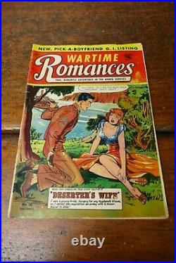 Wartime Romances #18 1953 St. John Publication Last Issue Golden Age Romance VG