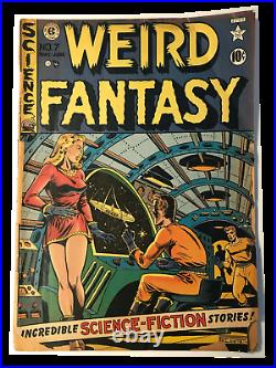 Weird Fantasy #7 Golden Age Comic Book! EC Comics! RARE Pre-Code! CLASSIC Cover