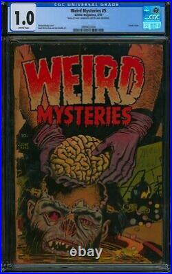 Weird Mysteries #5 (1953)? CGC 1.0? Pre-Code Horror KEY Comic Gilmor Magazines