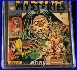 Weird Mysteries #9 (1954)? CGC 1.5 Restored? Golden Age Horror Gilmor Comic