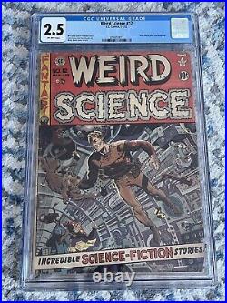 Weird Science #12 Golden Age EC Pre-Code Sci-Fi Comic 1952 CGC 2.5