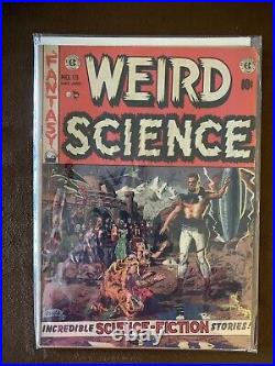 Weird Science #13 VG+ FN 5.0 (1952) Wally Wood Golden Age Sci-Fi Cover