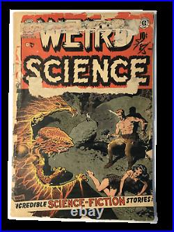 Weird Science #18, #21, #22 Lot of 3 Books Golden Age! EC Comics! RARE! NO BC