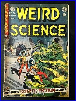 Weird Science #22 Golden Age Comic Pre Code Horror Frazetta 1st Print Good- A4