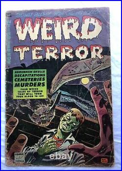 Weird Terror #6 (1953 Comic Media) Pre-Code Horror Don Heck Zombie Cover Scarce
