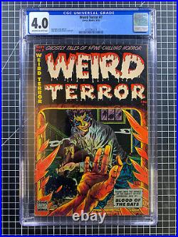 Weird Terror #7 CGC 4.0 OWithWH Don Heck Cover 4333785012