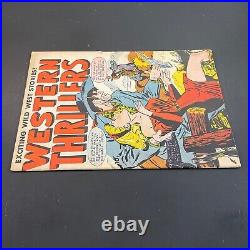 Western Thrillers 52 Fox Feature 1954 GOLDEN AGE comic book Sal Brodsky cover