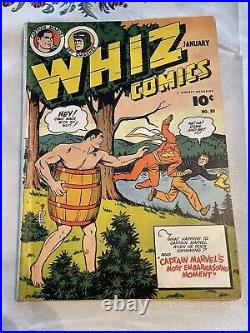 Whiz Comics #50 Captain Marvel Golden Age-Fawcett Publ. VG+