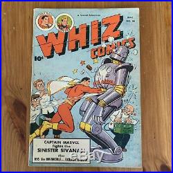 Whiz Comics #86 (Fawcett 1947) 6.0 FN Classic Golden Age Robot Cover