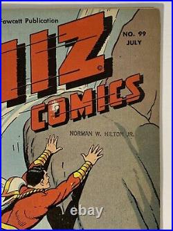 Whiz Comics #99 (1948) Fawcett Golden Age Captain Marvel Vintage Shazam VF 8.0