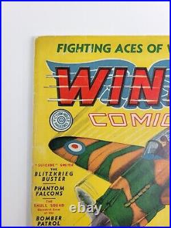 Wings Comics #1 Fiction House 1940 Golden Age Aviation War First Issue
