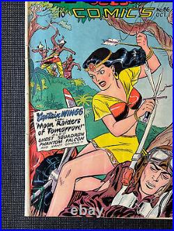 Wings Comics 86 VG+ 1947 Lubbers CVR Whittman Art! Good Girl Bondage Torture