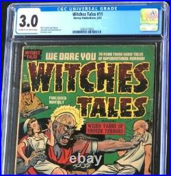 Witches Tales #11 (Harvey 1952) CGC 3.0 Pre-Code Horror! PCH Golden Age