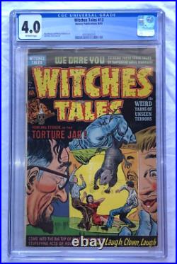Witches Tales #13 CGC 4.0 (1952) Pre-Code Golden Age Horror Lee Elias PCH 1/33