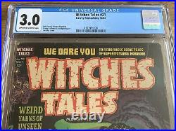Witches Tales #21 CGC 3.0 OWithW Lee Elias Pre Code Horror 1953 Harvey Comics