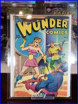Wonder Comics #16 (better Publications 2/1948) Golden Age Schomburg Low Grade