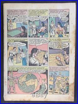 Wonder Woman #1 DC 1942 ORIGIN of Wonder Woman (Coverless) Golden Age Comic