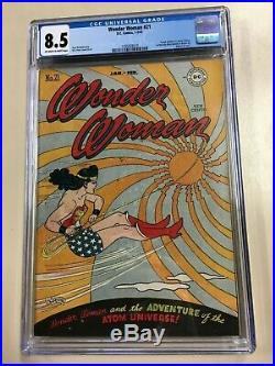 Wonder Woman #21 1947 CGC 8.5 Off-White/White Golden Age DC