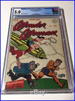 Wonder Woman 22 Cgc 5.0 Owithw Pages Golden Age