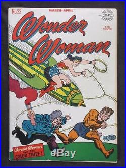 Wonder Woman #22 -HIGH GRADE- DC 1947 Golden Age Check out our Comics Books