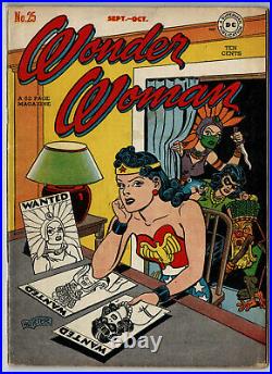 Wonder Woman # 25 (FN+, 1947, Golden Age)