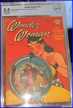 Wonder Woman #30 1948 DC Comics Comic Book Golden Age Canadian Edition 5.5